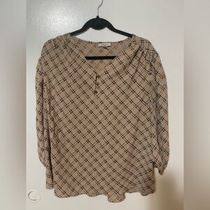 Como Blu blouse size L